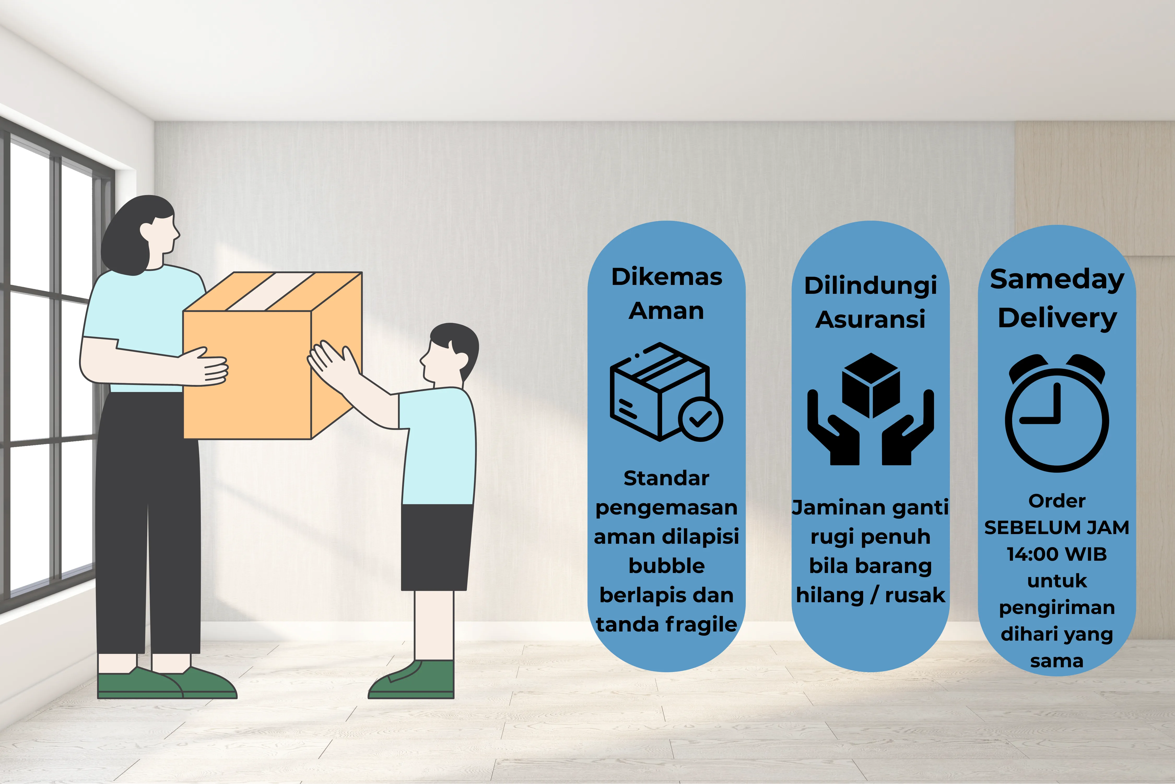 Layanan Pengemasan Aman dan Pengiriman Nautic