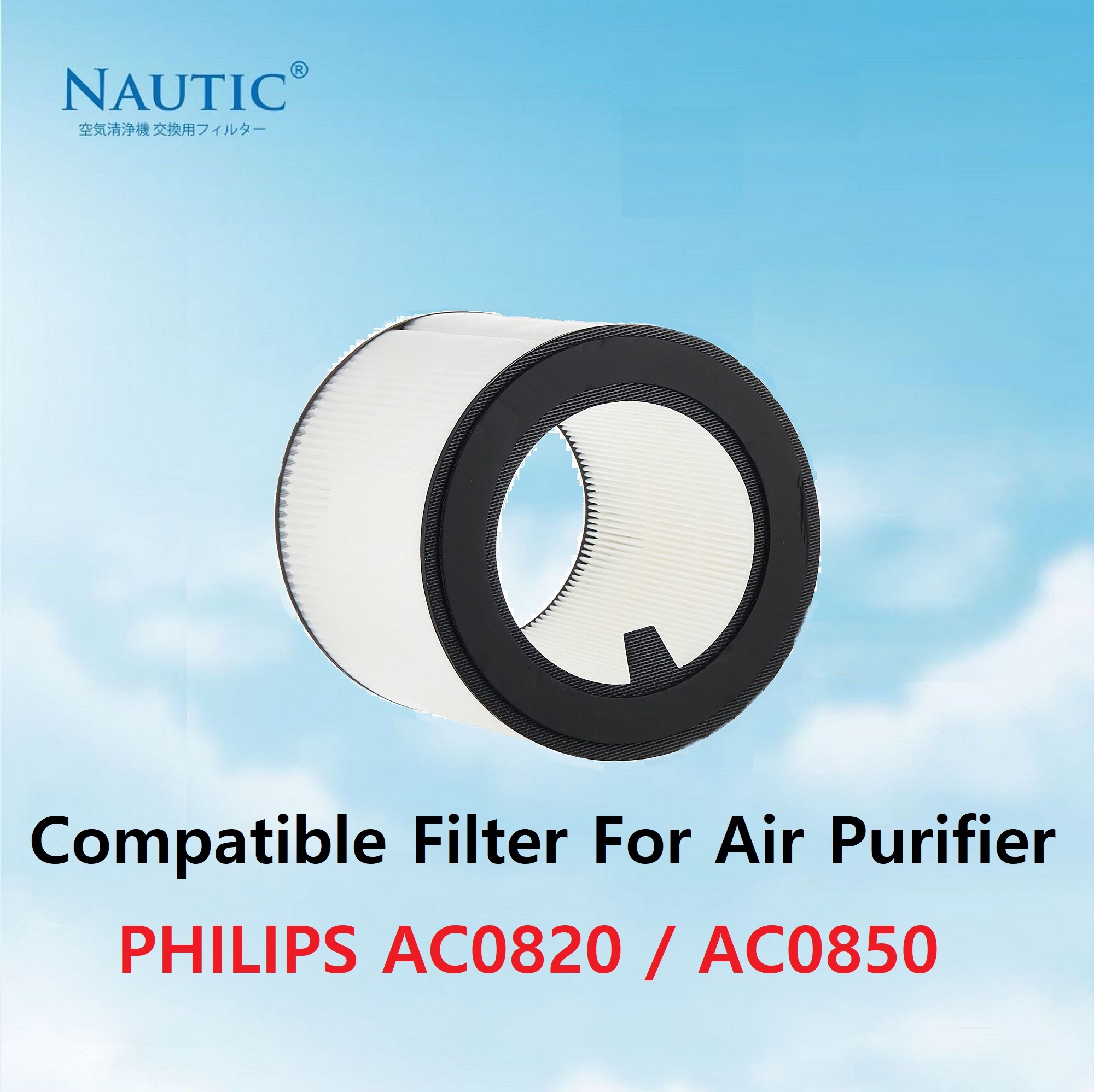 NAUTIC HEPA Filter FY0194 FY0293 untuk Air Purifier Philips AC0820 AC0850 thumb 2