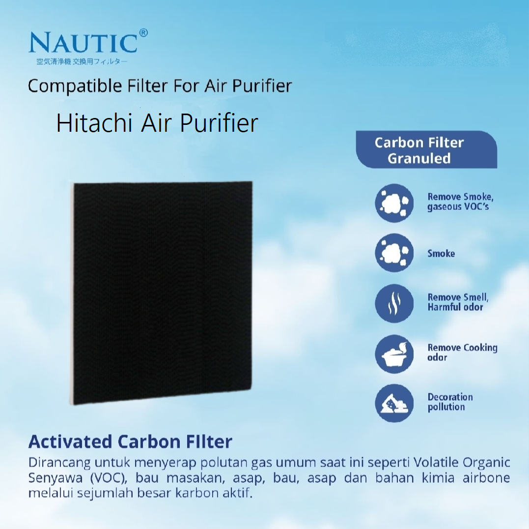NAUTIC HEPA Filter Hitachi Air Purifier EP-A3000 EP-A5000 EP-P50J EP-PZ30J EP-NZ50J Replacement EP-DX40E-902 EPF-CX40F thumb 3